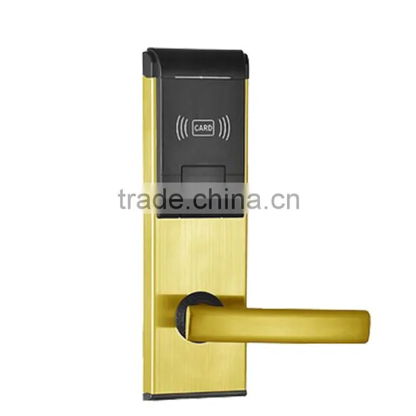 Stainless Steel Digital Hotel Card Lock With ANSI Mortise photo-4