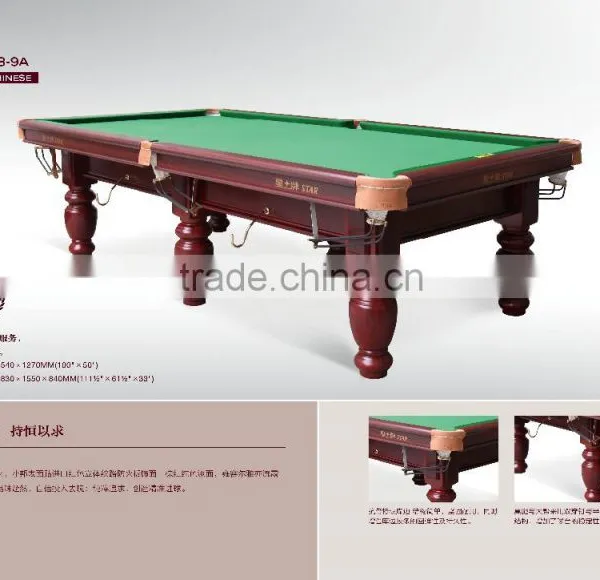 Star Table Chinese Style Billiard Table XW118-9A