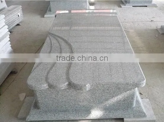 G603 Chinese Gray Granite Tombstone Gravestone Headstone