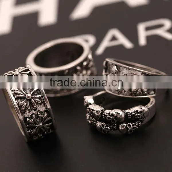 Fashion Jewellery Scout Flowers Alphabetic Symbol Ring photo-6