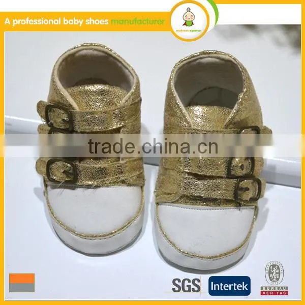 2015 New Style of Sheepskin Leather Baby Shoes