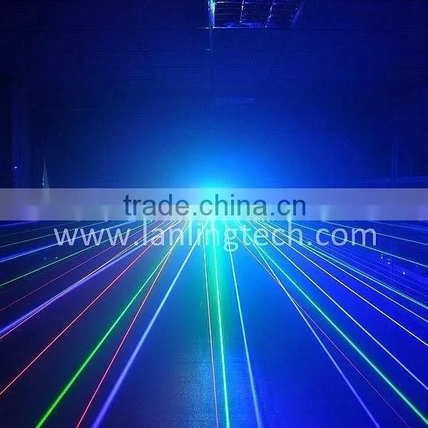 RGB Trifan Super-cool Cheap Multi-Effect 3 Heads Disco DJ Laser photo-3