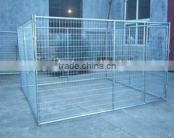 Galvanized Big Outdoor Dog Cage photo-3