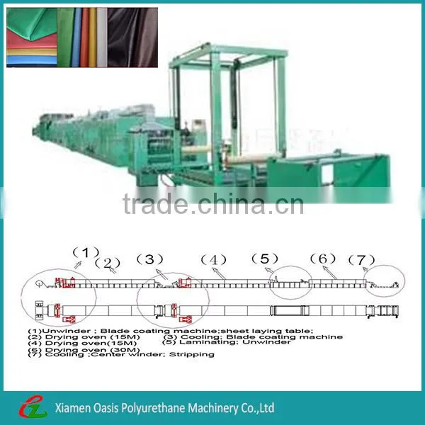 Solvent-free Polyurethane Synthetic Leather Making Machine