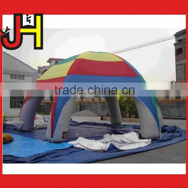 Factory Made PVC Tarpaulin Colorful Inflatable Spider Tent For Camping photo-4