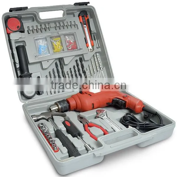 Kawachi 104 Pcs Multipurpose Tool Kit With Powerful Drill Machine + Sturdy Carry Case photo-3