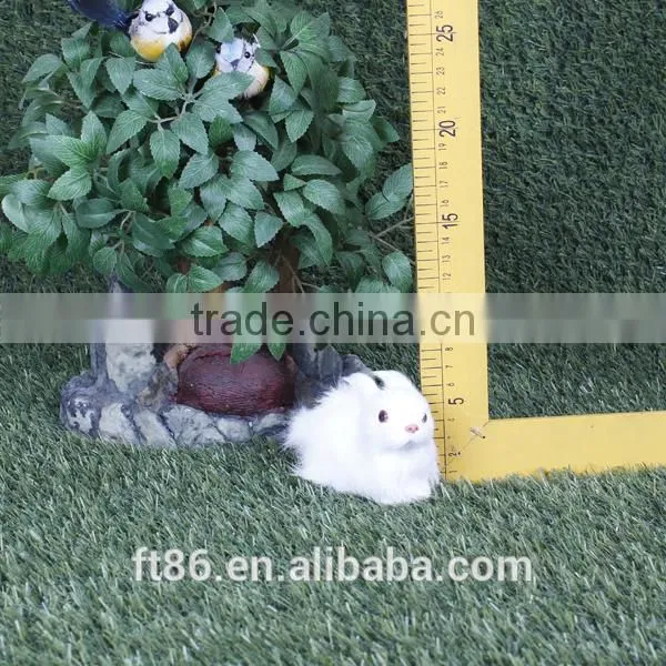 Realistic Realistic Bunny Figurine Easter Toy Custom Plush Rabbit photo-6