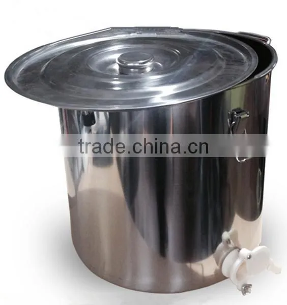 304 Stainless Steel 50L ,100L Honey Storage Tank With Hoeny Strainer photo-3