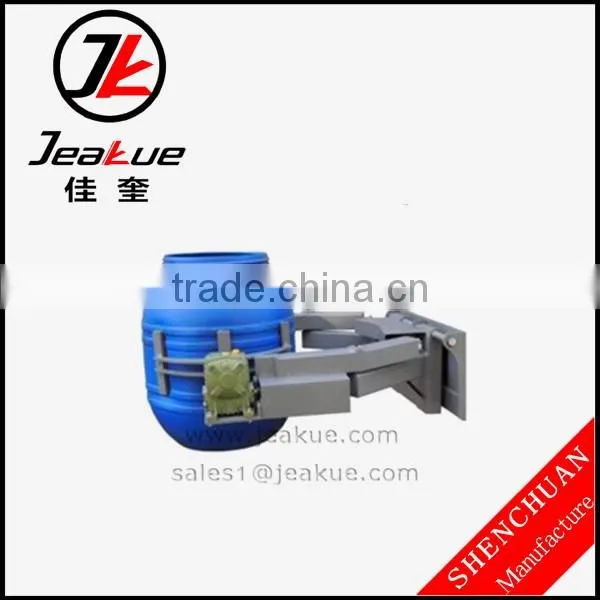 360 Deg Rotating 100KG Electric Clamp Barrel Lifter Forklift photo-2