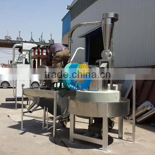 3T per Day Home Stone Flour Mill Grinder Used Flour Mill Machinery Wheat Crushing Machine Flour Stone Mill for Sale photo-4
