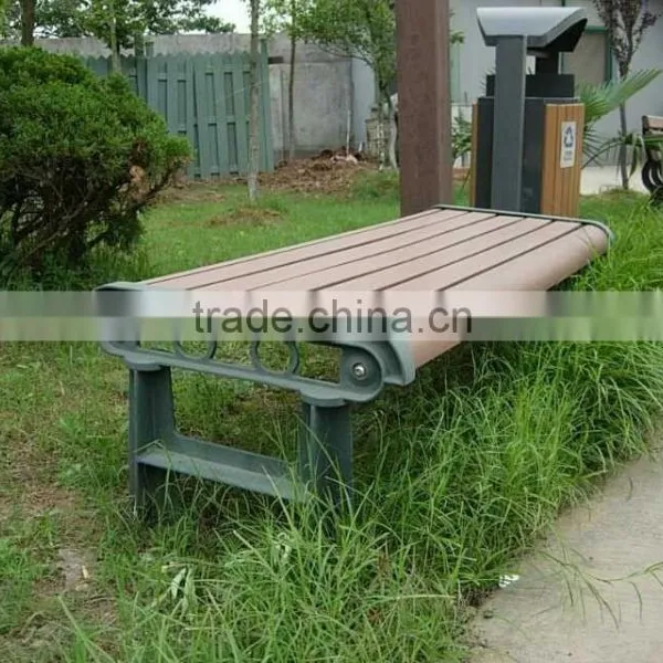 2015 Outdoor Waterproof Wooden Plastic Composite WPC Garden Bench /outdoor Furniture photo-6