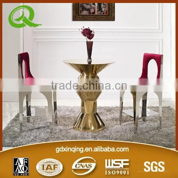 01#wholesale Gold Stainless Steel Commercial Bar Stool photo-3