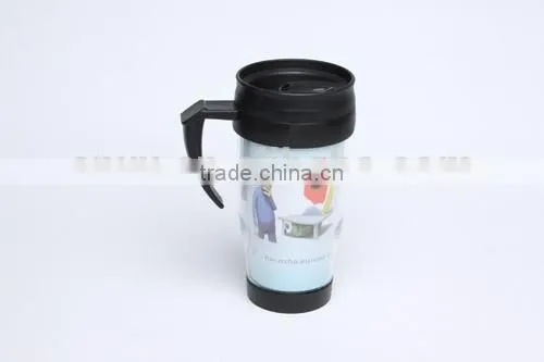 Duble Wall Travel Mug/w Hand photo-3