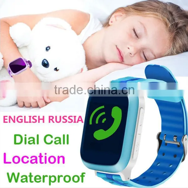 Waterproof Smart GPS Watch For Kids With Russian and English Language photo-2
