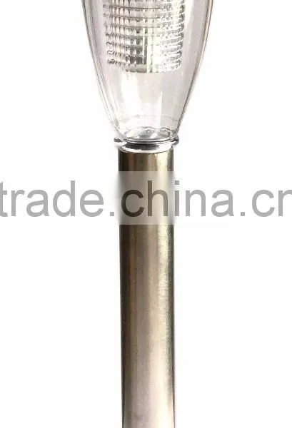 3pk Stainless Steel Solar Path Light Outdoor LED Landscape Lawn Garden Lamp -140 mm photo-2