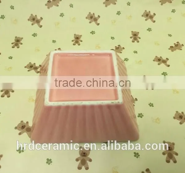 Stocked New Style Restaurant Square Ceramic Plates Dishes / Salad Bowl photo-6