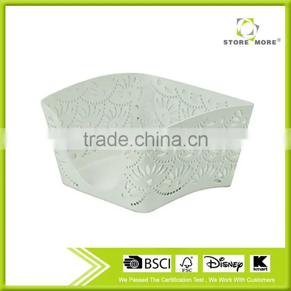 Arc-shaped Metal Punched Desktop Note Paper Holder
