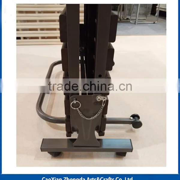 Folding Metal Single Bed With Wheels photo-4