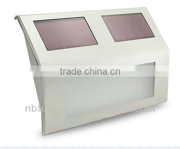 FQ-529 Modern Wall Mounted Stainless Steel Garden Solar Stair Step Lights With CE and ROHS Certificates photo-3
