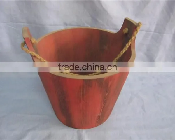 Ice Cream Maker Wood Bucket Solid Bucket photo-3
