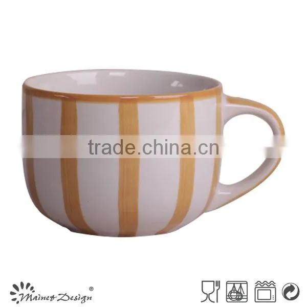 14OZ Hand-painted Stoneware Coffee Mug photo-3