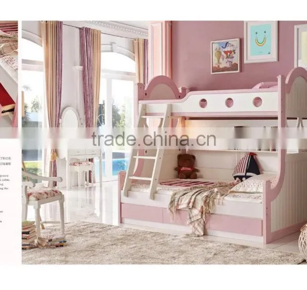 MJ666A# Kids Furniture Modern Wood Children Bedroom Set photo-3