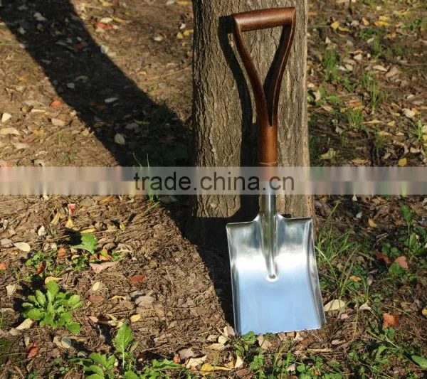 High Grade and Quality D Shape Wooden Handle Camping Shovel/farming Shovel/garden Shovel photo-2