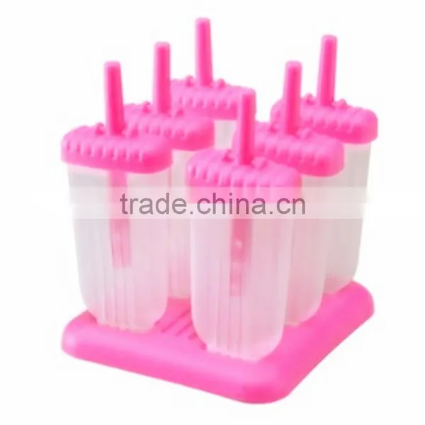 Food Grade BPA Free Plastic Reusable Popsicle Mold , Ice Cream Mould , Ice Pop Molds for Kids photo-2