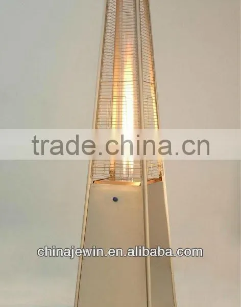 Stainless Steel Patio Pyramid Gas Flame Heater