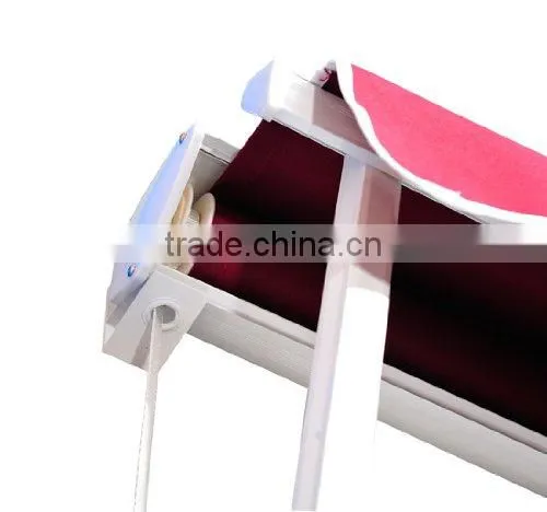 6Feet x 2Feet Patio Manual Retractable Red Sun Shade Awning photo-5