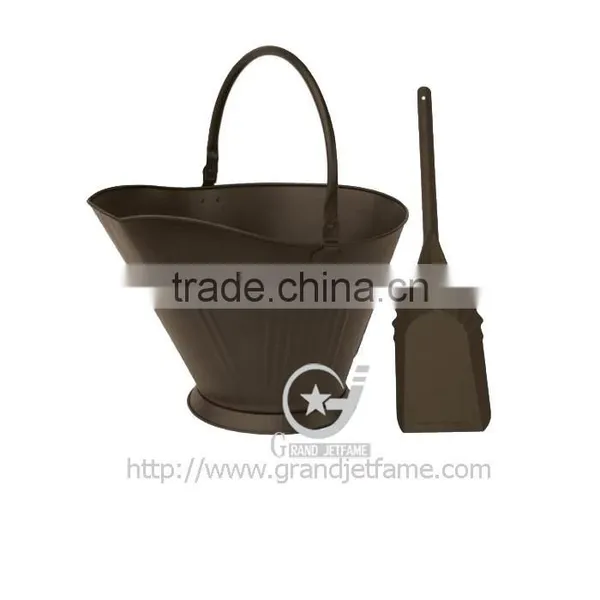 Fireplace Waterloo Black Metal Coal Bucket photo-5