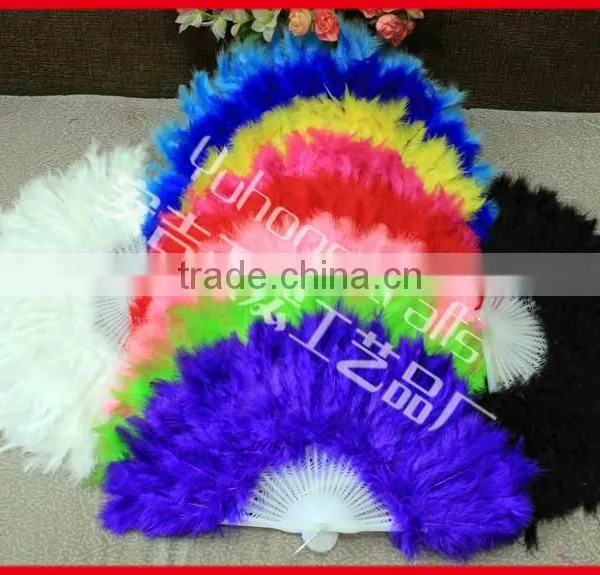 Colorful Party Feather Fan for Promotion photo-3