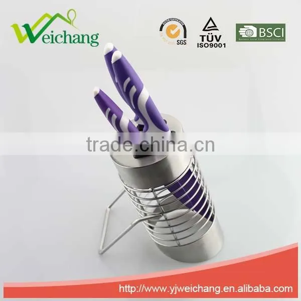 WCCP055 New Design Great Kitchen Helper Stainless Steel Knife Holder Hot Sale photo-4