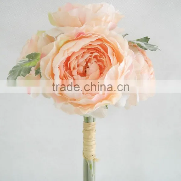 Bridal Wholesale Wedding Bush Bouquet Flore Ranunculus Artificial Bushes photo-3