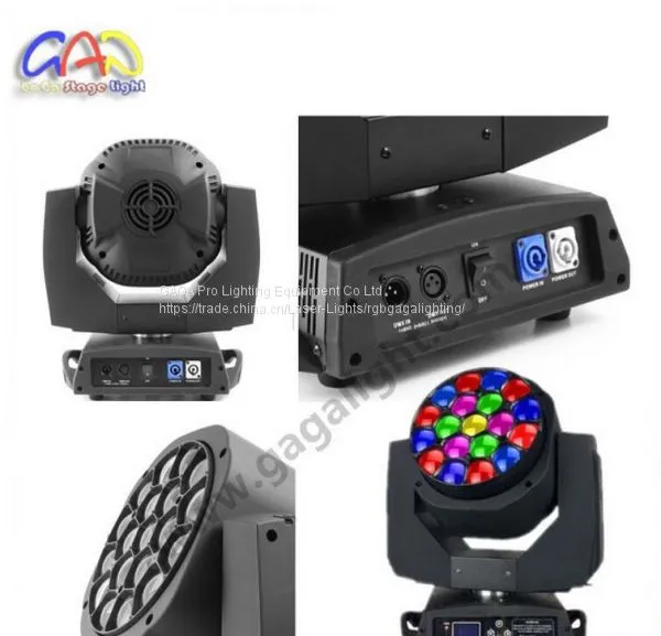 LED 19 X 15W RGBW Beam With Bee Eye Moving Head Light (GA-M1915A) photo-5
