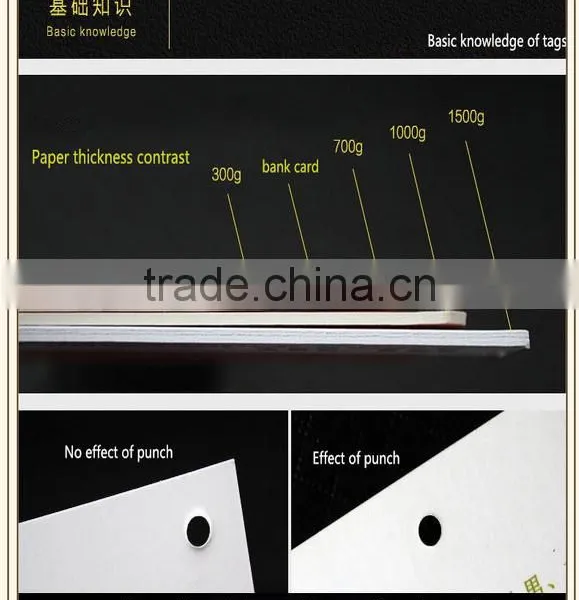 2017 Printed Luxury Design Black China Hang Tags photo-4