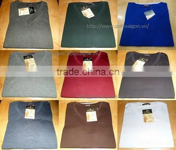 Men T Shirts, V Neck, Short Sleeve , 100% Cotton photo-6