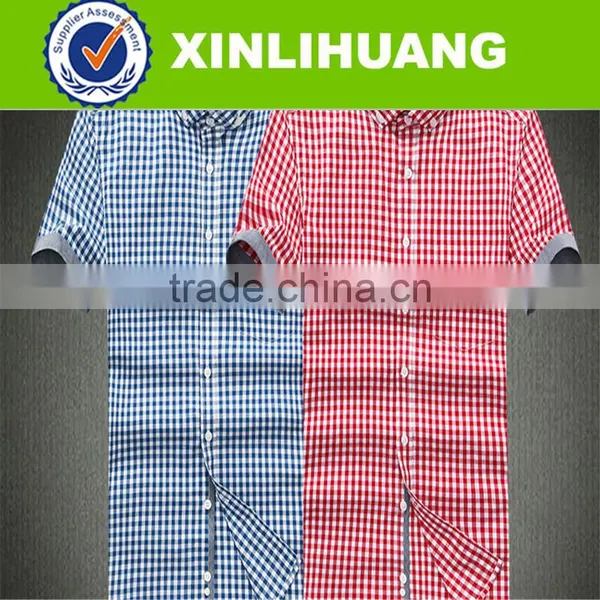 Men's Shirt Anti Wrinkle Yarn Dyed Fabric Cotton Fabric photo-3