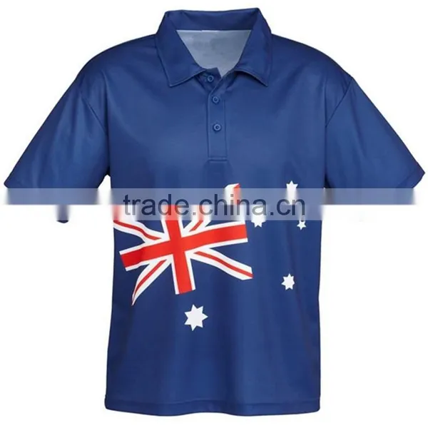 China Hot Sale Sublimated High Quality Polo Shirt photo-2