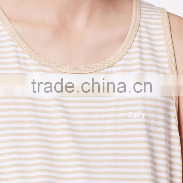 Exqusitely Yarn-dyed Stripped Tank Top photo-4