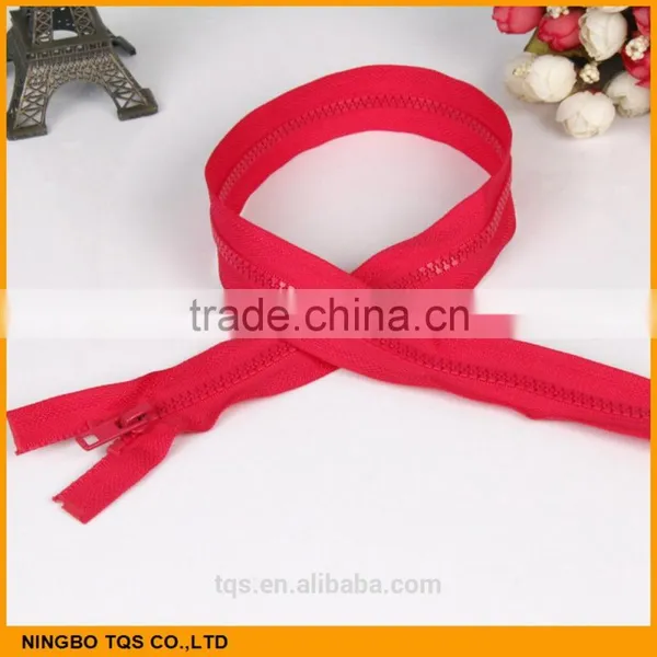 Factory Sale Garment Accessories Colorful No.5 Open End Plastic Zipper or Zips