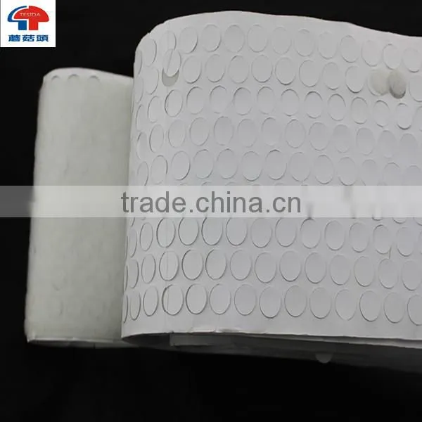 White Hook and Loop Sticky Back Adhesive Square photo-6