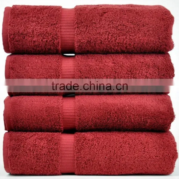 Wholesale 16S Combed 100% Cotton White Plain Hotel Bath Towel for 5 Star Hotel photo-5