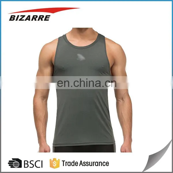 Polyseter/spandex All Over Printed Tank Tops for Men Gym Wear in Bulk Wholesale photo-2