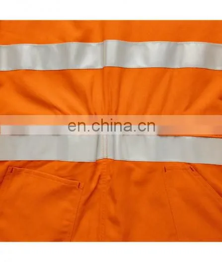 Customized Nomex Fireproof Safety Reflective Flying Coverall photo-5