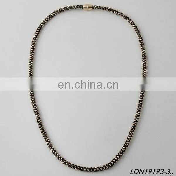 Fancy Thick Chain Magnet Clasp Bracelets and Necklaces Set photo-4