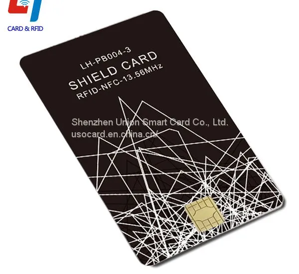 Hotstamping Gold/silver Color Smart IC Card photo-5