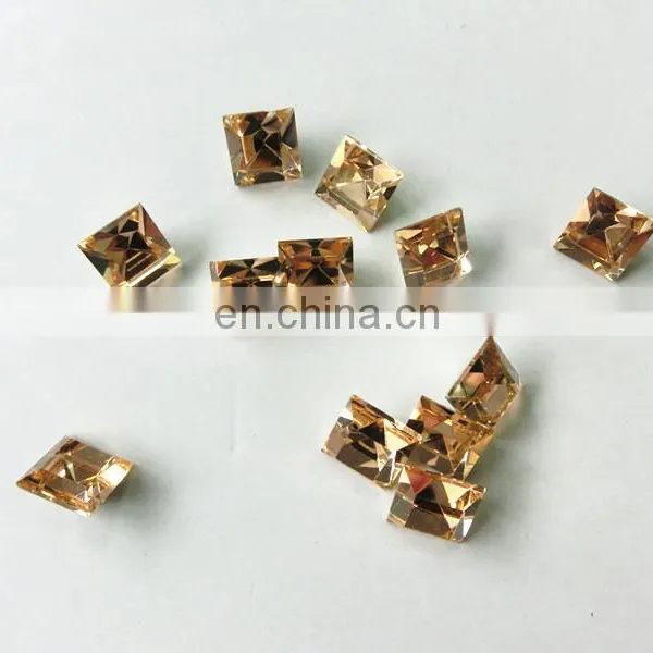 Crystal Pointback Fancy Stone Cabochon Cushion Cut photo-3