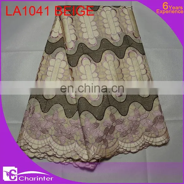 High Quality Lace Fabric African Swiss Voile Lace Cheap Lace Fabric Wholesale in Guangzhou China photo-3