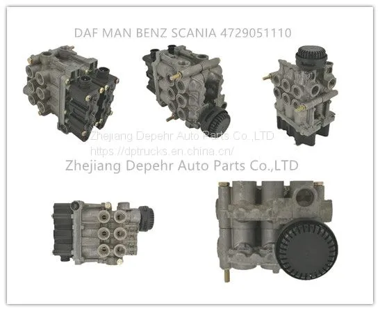 Zhejiang Depehr Heavy Duty European Tractor Brake System Volvo Truck Aluminum Solenoid Valve 3944717/3112823 photo-3